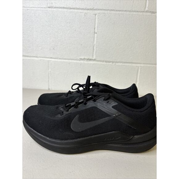 New Mens 8 Nike Air Winflo 10 Triple Black Anthracite Men’s Running Shoe - Picture 1 of 6